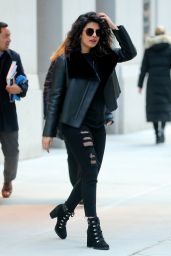 Priyanka Chopra Fashion Style - Out in New York City 02/14/2018