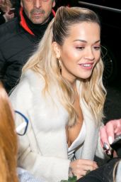 Rita Ora Arrives at "C a Vous" TV Show in Paris