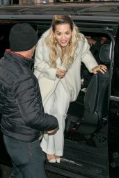 Rita Ora Arrives at "C a Vous" TV Show in Paris