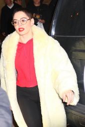 Rose McGowan - Heads Out to the Trevor Noah Show in New York