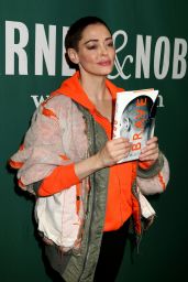 Rose McGowan - Promotes Her New Book "Brave" in New York