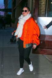 Rose McGowan Street Style - Out in New York 01/31/2018