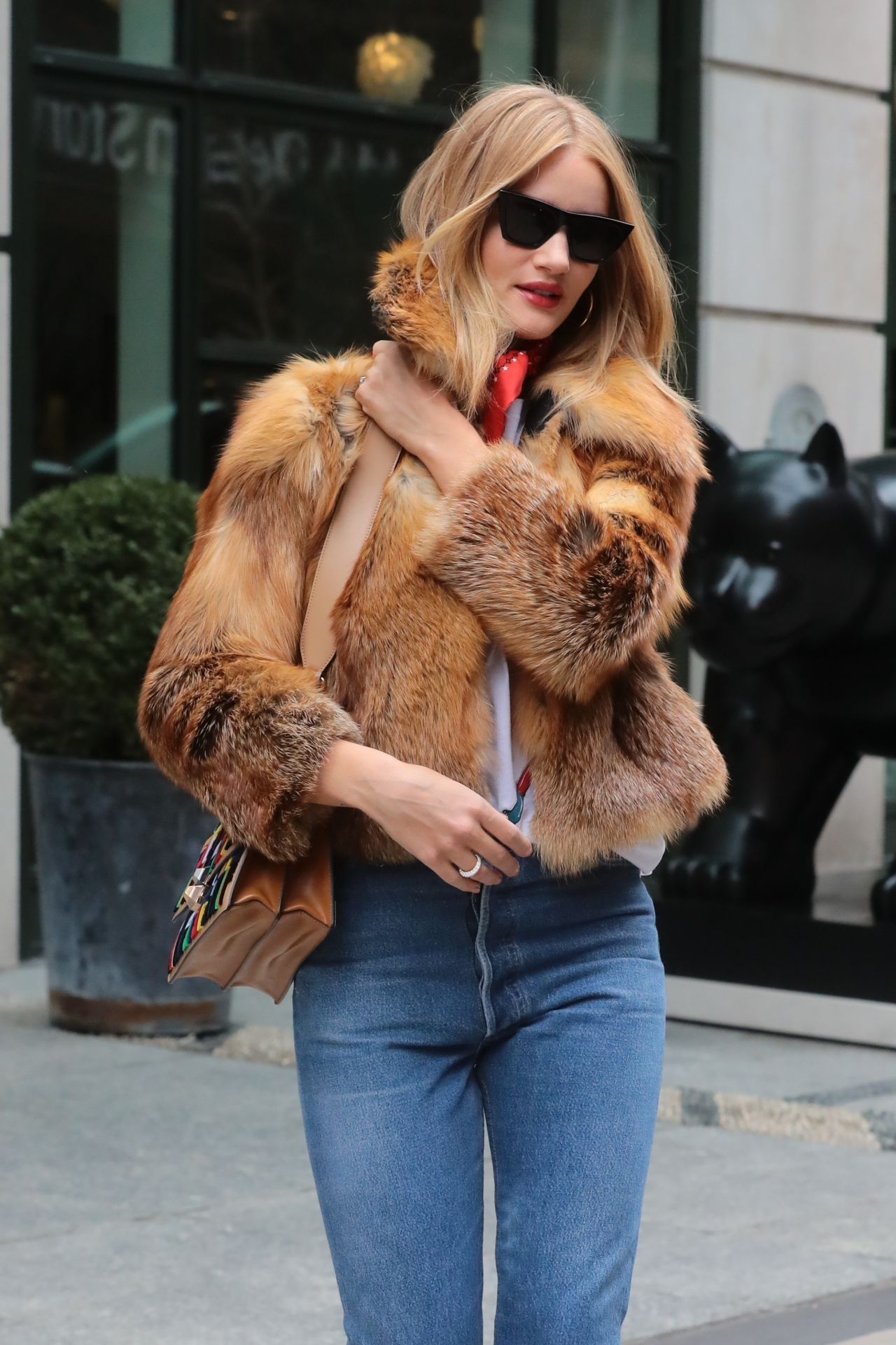 Rosie Huntington-Whiteley Street Fashion - New York City 02/10/2018 ...