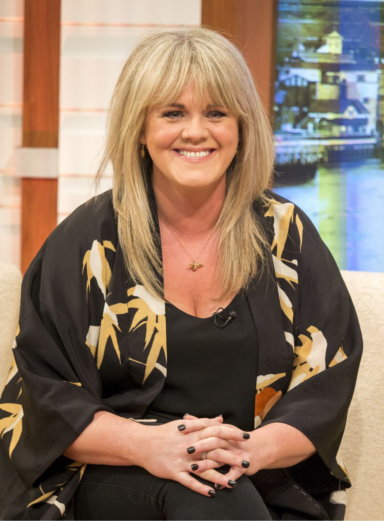 Sally Lindsay - Good Morning Britain TV Show in London 02/01/2018