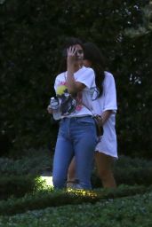 Selena Gomez - Visits a Friends House in Los Angeles