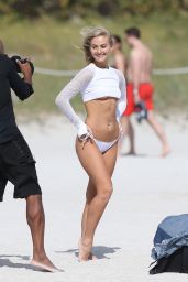 Selena Weber in Bikini - Photoshoot on Miami Beach