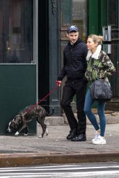 Sienna Miller and ex Tom Sturridge - Dog Walk Around the West Village, in NY 02/26/2018