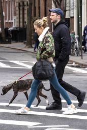 Sienna Miller and ex Tom Sturridge - Dog Walk Around the West Village, in NY 02/26/2018