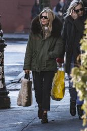 Sienna Miller Winter Street Style - New York City 02/05/2018