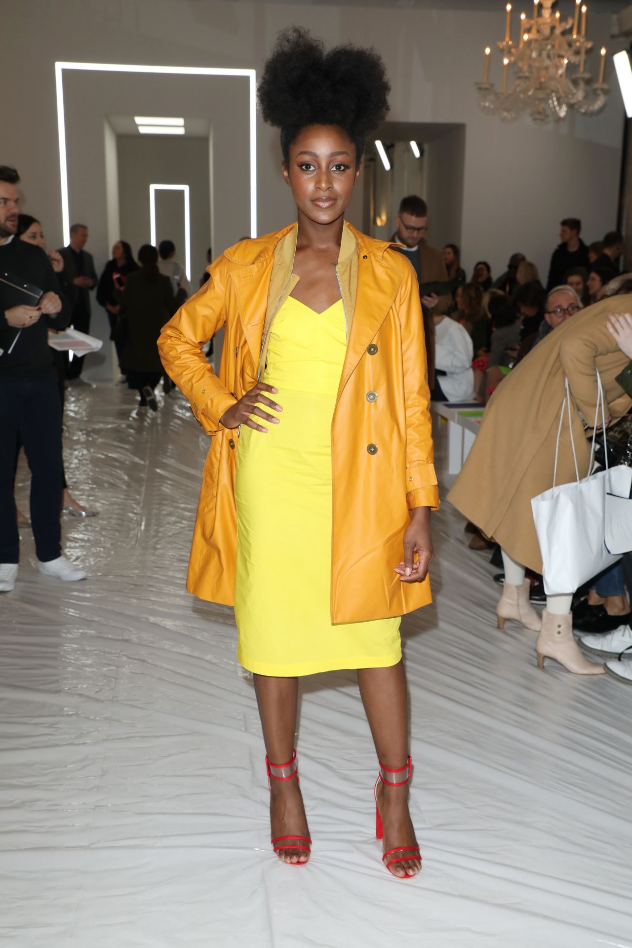 Simona Brown – Jasper Conran Show, LFW 02/17/2018 • CelebMafia