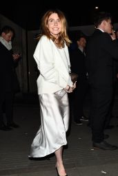 Stacey Dooley - Leaving the Broadcasting Awards in Mayfair
