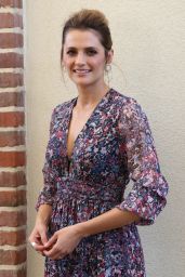 Stana Katic – Visits the HFPA Offices in Los Angeles