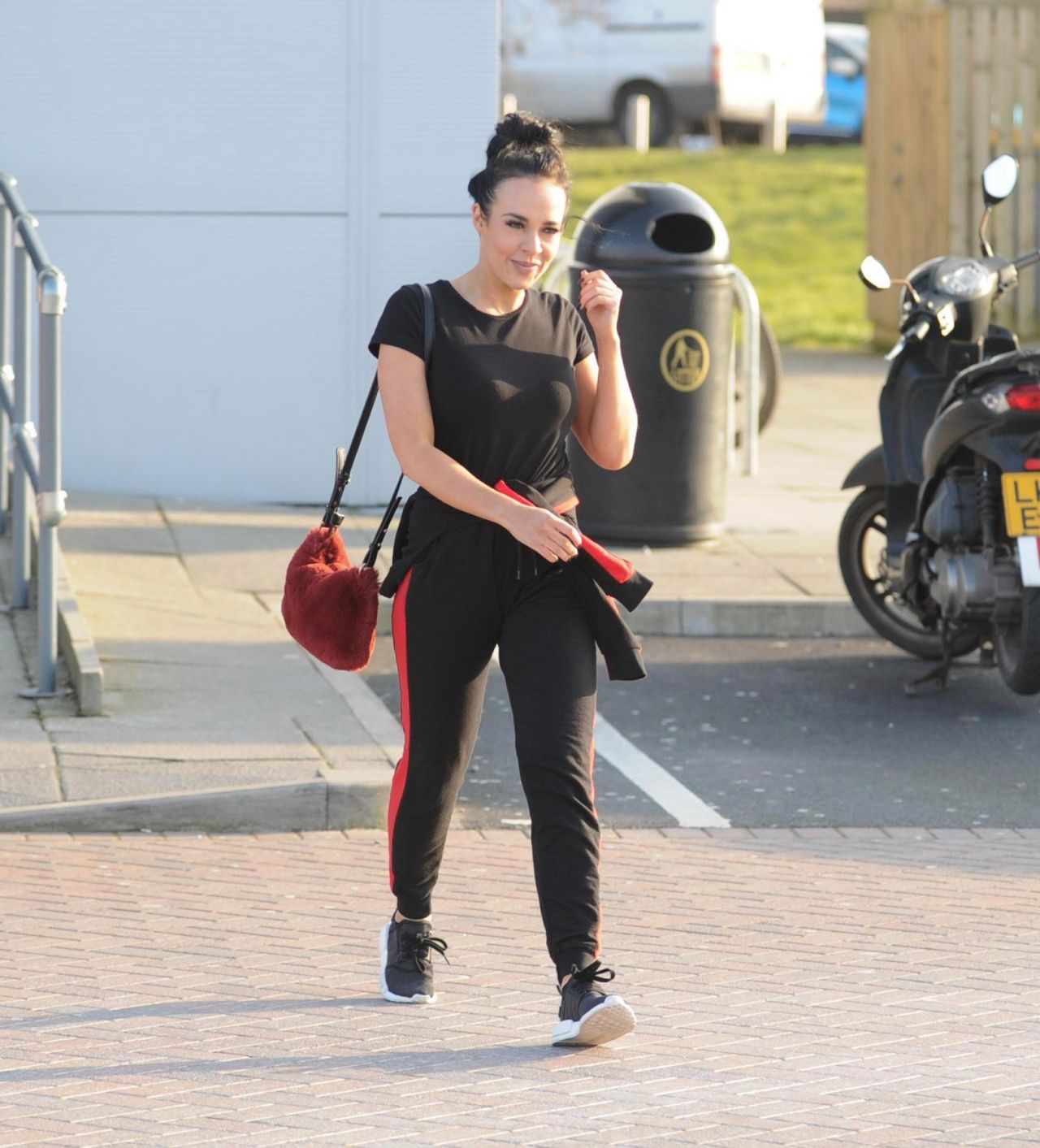 Stephanie Davis - Leaving Gym in Liverpool • CelebMafia