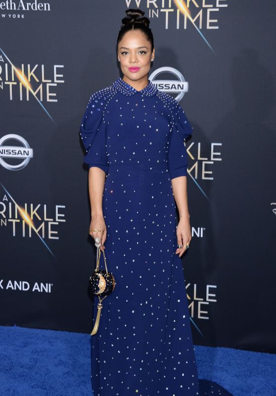 Tessa Thompson – “A Wrinkle in Time” Premiere in Los Angeles