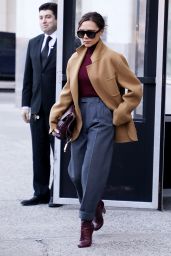 Victoria Beckham - Leaving Her Hotel in New York City 02/08/2018