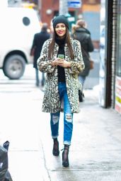 Victoria Justice in Oday Shakar in Midtown, NYC