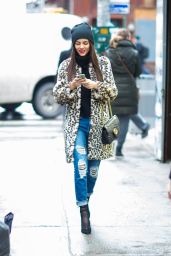 Victoria Justice in Oday Shakar in Midtown, NYC