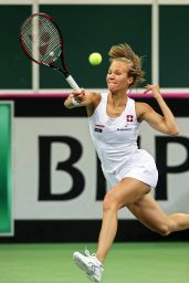 Viktorija Golubic - Tennis Fed Cup World Group 1 - Czech Republic vs Switzerland in Prague