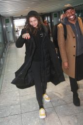 Zendaya Arriving at Heathrow Airport in London 02/19/2018