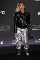 Zonnique Pullins - "Unsolved The Murders of Tupac and The Notorious B.I.G." TV Show Premiere in LA