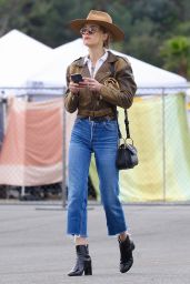 Amber Heard Casual Style - Silver Lake Farmers Market in LA, March 2018