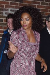 Angela Bassett - The Late Show With Stephen Colbert in NYC 03/13/2018