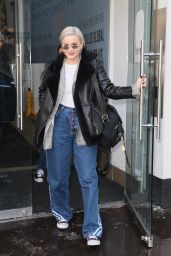 Anne-Marie in Casual Outfit - Leaving Global Studios in London 02/28/2018