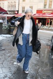 Anne-Marie in Casual Outfit - Leaving Global Studios in London 02/28/2018