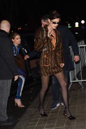 Bella Hadid Arrive at the Vogue Party in Paris 03/02/2018
