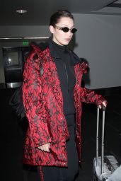 Bella Hadid at LAX Airport in Los Angeles 03/12/2018