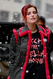 Bella Thorne in the NYC Snow 03/21/2018