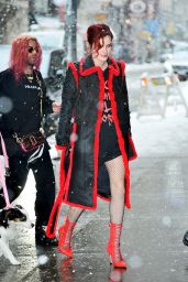 Bella Thorne in the NYC Snow 03/21/2018