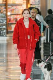 Bella Thorne in Travel Outfit - JFK Airport in New York 03/20/2018