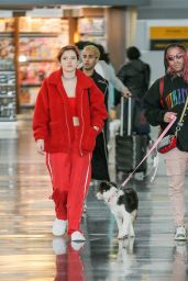 Bella Thorne in Travel Outfit - JFK Airport in New York 03/20/2018
