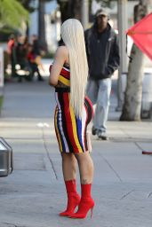 Blac Chyna in Downtown Los Angeles 03/15/2018