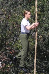 Brie Larson as Carol Danvers - "Captain Marvel" Set in Los Angeles 03/29/2018
