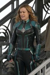 Brie Larson - "Captain Marvel" Set in Los Angeles 03/19/2018