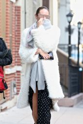 Candice Swanepoel Street Fashion - New York 03/19/2018