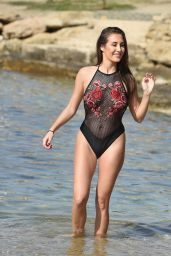 Chloe Goodman in Swimsuit on Holiday in Cyprus 03/02/2018