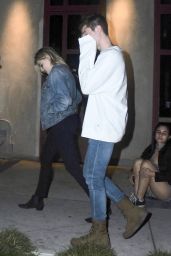 Chloe Grace Moretz and a Mystery Man at Gracias Madre in West Hollywood 03/24/2018