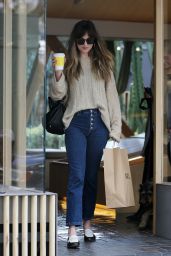 Dakota Johnson - Shopping and Drinking Coffee in LA 03/01/2018