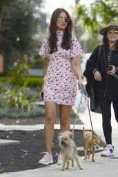 Eiza Gonzalez - Walking Her Dogs With a Friend in Los Angeles 03/26/2018