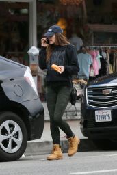 Elizabeth Olsen - Leaving a Restaurant in LA 03/11/2018