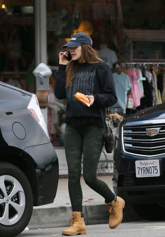 Elizabeth Olsen - Leaving a Restaurant in LA 03/11/2018