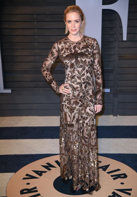 Emily Blunt – 2018 Vanity Fair Oscar Party in Beverly Hills