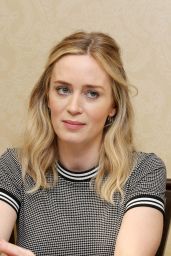 Emily Blunt - "A Quiet Place" Press Conference in Austin
