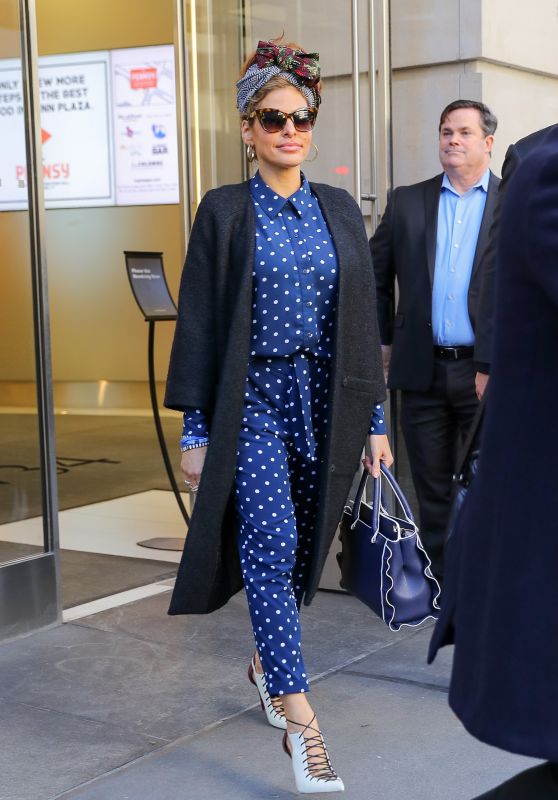 Eva Mendes Street Fashion - New York 03/19/2018