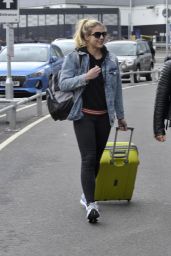 Gemma Atkinson Arriving at Piccadilly Station in Manchester 03/29/2018