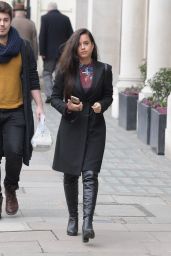 Georgia May Foote - Business Lunch Meeting in London 03/13/2018