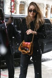 Gigi Hadid in the NYC Snow 03/21/2018